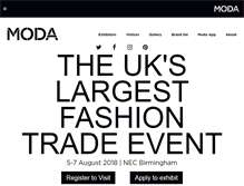Tablet Screenshot of moda-uk.co.uk